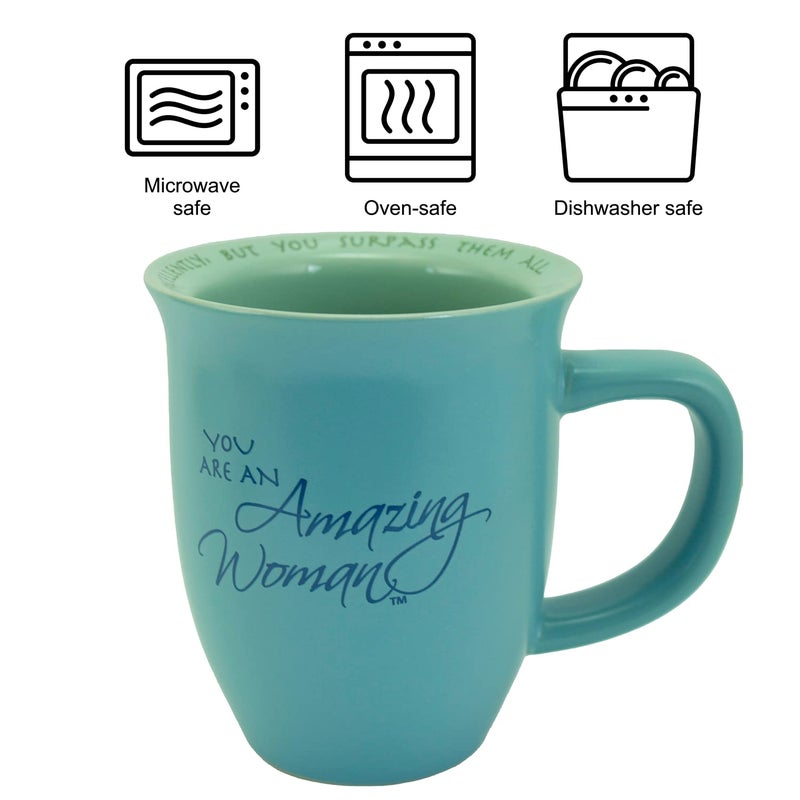 Abbey + CA Gift Abbey Gift Blue (Abbey & CA Gift) Amazing Woman Ceramic Mug & Coaster Set (57829) - Image 5